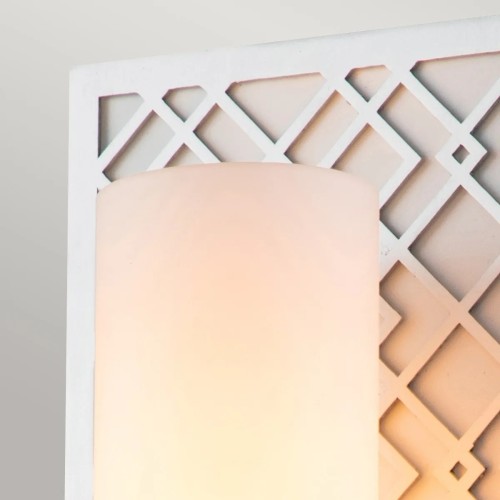 Kinkiet Ziggy - 1 źródło światła - Lakierowany srebrny