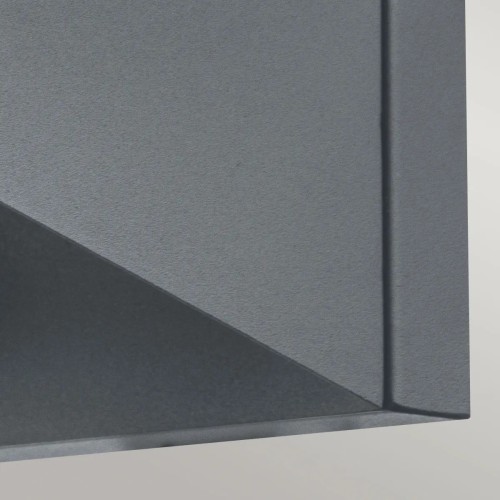 Latarnia naścienna LED Zola - Szary