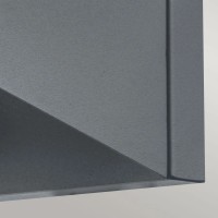 Latarnia naścienna LED Zola - Szary