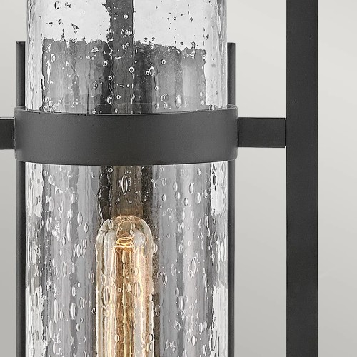 Latarnia naścienna Cordillera - 1 źródło światła - Czarny