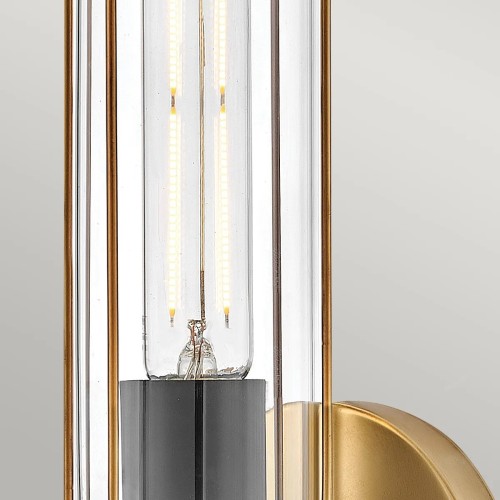 Kinkiet Masthead - 1 źródło światła - Klasyczny mosiądz