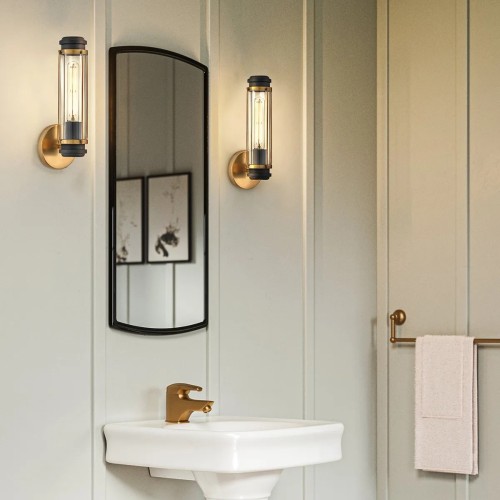 Kinkiet Masthead - 1 źródło światła - Klasyczny mosiądz