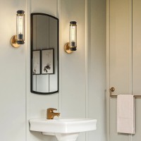 Kinkiet Masthead - 1 źródło światła - Klasyczny mosiądz