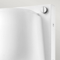 Mała latarnia naścienna Scout - 1 źródło światła - Satynowa biel