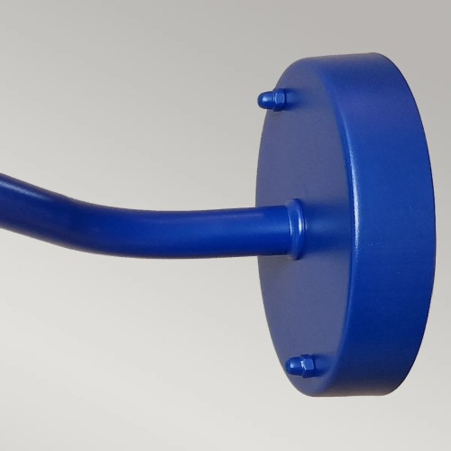 Latarnia naścienna Klampenborg - 1 źródło światła - Granatowy