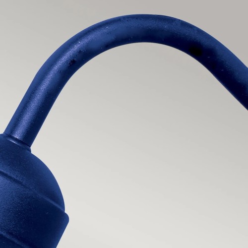 Latarnia naścienna Klampenborg - 1 źródło światła - Granatowy