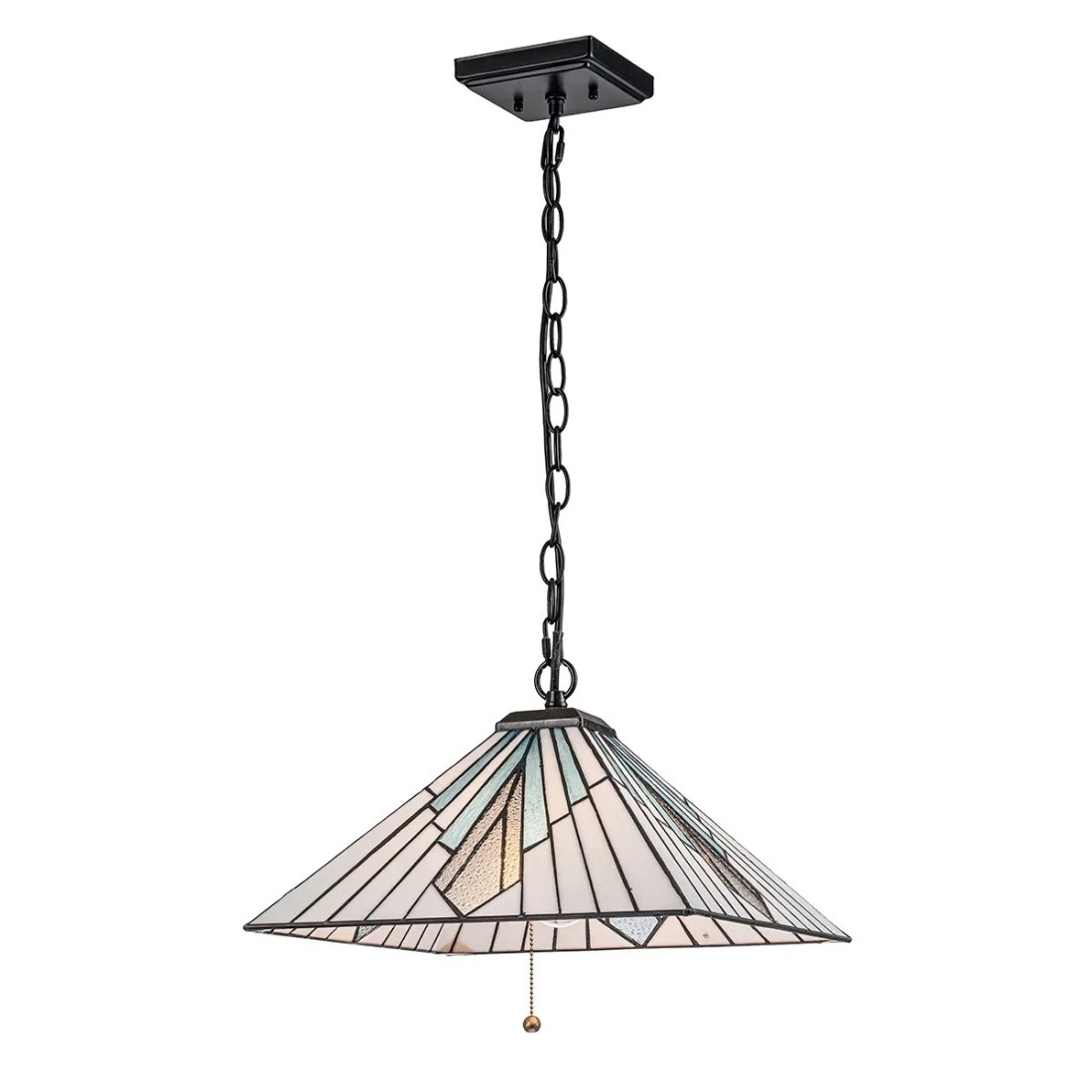 Lampa wisząca Alderley - 1 źródło światła - Vintage brąz