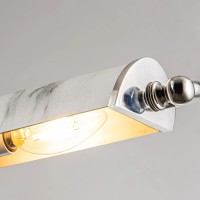 Duża obrazówka Winchfield - 4 źródła światła - Polerowany nikiel