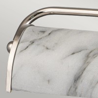 Średnia obrazówka Winchfield - 2 źródła światła - Polerowany nikiel