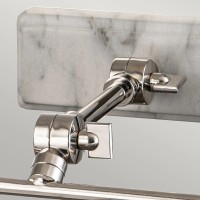 Średnia obrazówka Winchfield - 2 źródła światła - Polerowany nikiel