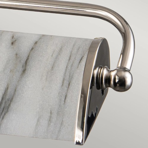 Średnia obrazówka Winchfield - 2 źródła światła - Polerowany nikiel