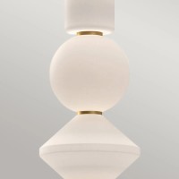Lampa wisząca LED Bijou - Postarzane złoto