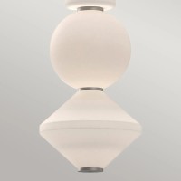 Lampa wisząca LED Bijou - Szczotkowany nikiel