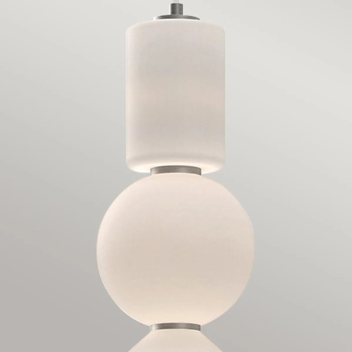 Lampa wisząca LED Bijou - Szczotkowany nikiel