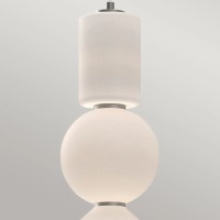 Lampa wisząca LED Bijou - Szczotkowany nikiel