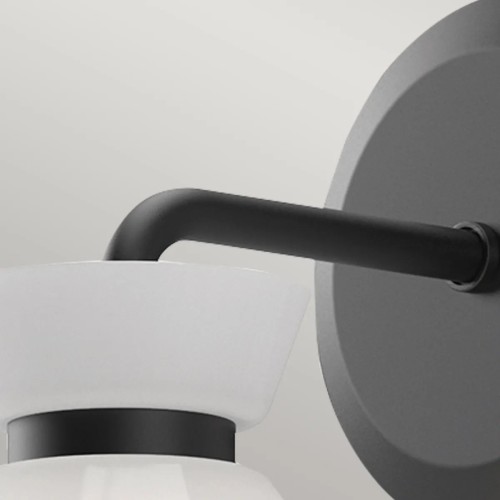 Kinkiet Halston - 1 źródło światła - Matowa czerń