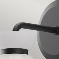 Kinkiet Halston - 1 źródło światła - Matowa czerń