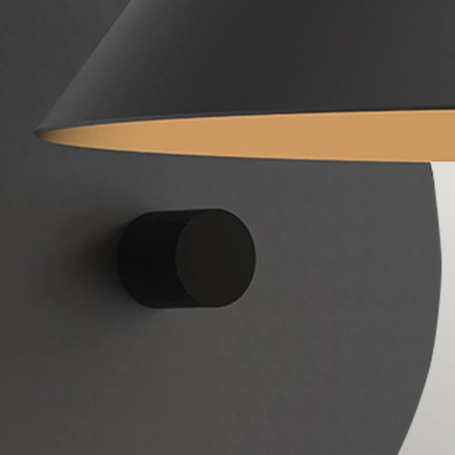 Kinkiet Remyck - 1 źródło światła - Matowa czerń