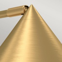 Kinkiet Remyck - 1 źródło światła - Szczotkowane złoto