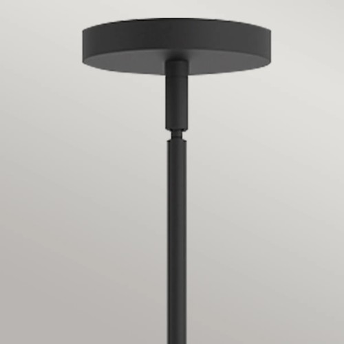 Żyrandol Remyck - 3 źródła światła - Matowa czerń