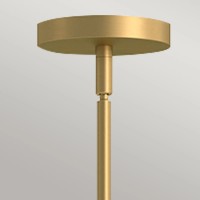 Żyrandol Remyck - 3 źródła światła - Szczotkowane złoto