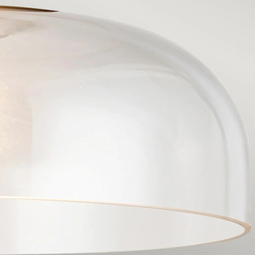 Półplafon Sylvia - 1 źródło światła - Matowa czerń