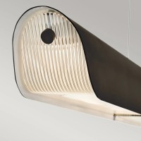 Lampa wyspowa LED Arco - Zgaszona czerń