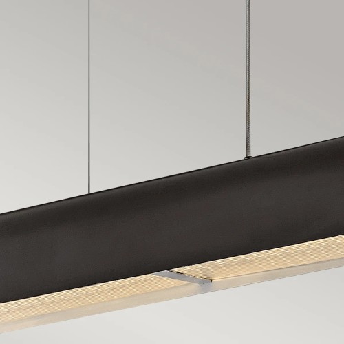 Lampa wyspowa LED Arco - Zgaszona czerń