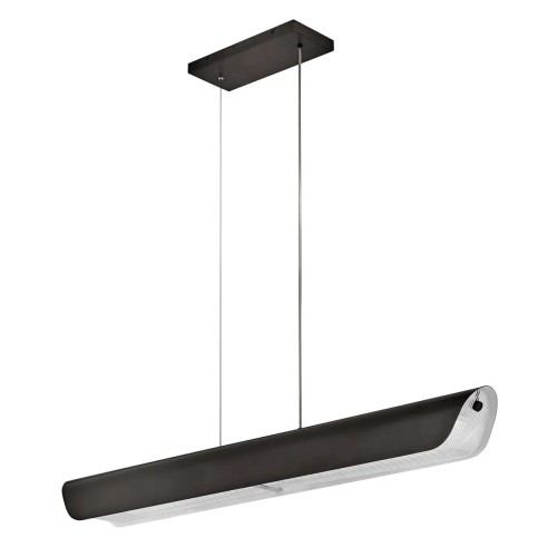 Lampa wyspowa LED Arco - Zgaszona czerń