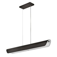 Lampa wyspowa LED Arco - Zgaszona czerń