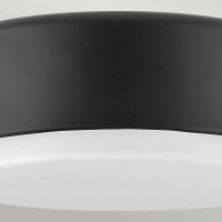 Plafon Cedric - 2 źródła światła - Czarny