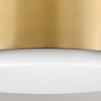 Plafon Cedric - 2 źródła światła - Lakierowany mosiądz