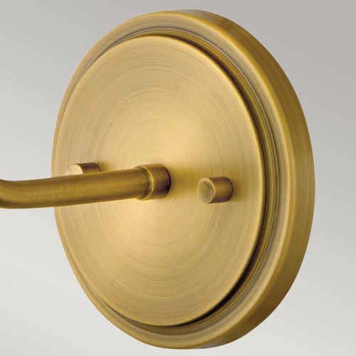 Kinkiet Clarke - 1 źródło światła - Przyciemniany mosiądz