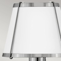 Kinkiet Clarke - 1 źródło światła - Polerowany nikiel