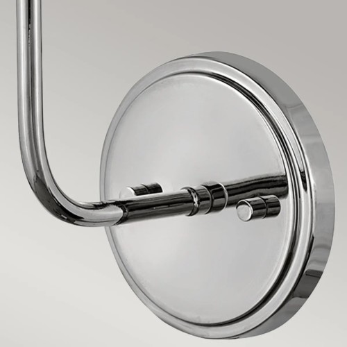 Kinkiet Clarke - 1 źródło światła - Polerowany nikiel