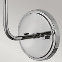 Kinkiet Clarke - 1 źródło światła - Polerowany nikiel