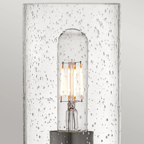 Kinkiet Collier - 1 źródło światła - Zgaszona czerń