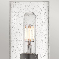 Kinkiet Collier - 1 źródło światła - Zgaszona czerń