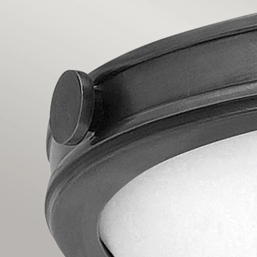 Średni plafon Collier - 3 źródła światła - Zgaszona czerń