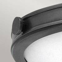 Średni plafon Collier - 3 źródła światła - Zgaszona czerń