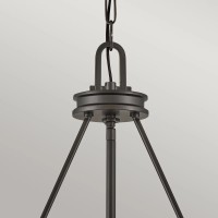 Lampa wisząca Collier - 4 źródła światła - Zgaszona czerń