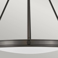Lampa wisząca Collier - 4 źródła światła - Zgaszona czerń