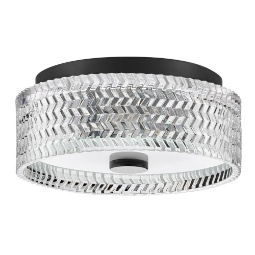 Plafon Elle - 2 źródła światła - Czarny