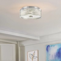 Plafon Elle - 2 źródła światła - Chrom