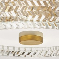 Plafon Elle - 2 źródła światła - Klasyczny mosiądz