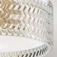 Plafon Elle - 2 źródła światła - Klasyczny mosiądz