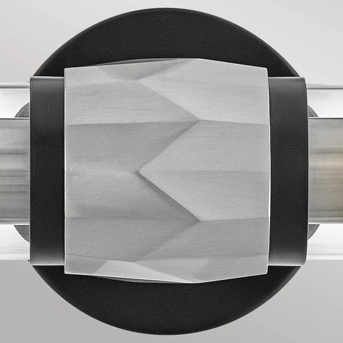 Kinkiet Ellison - 2 źródła światła - Czarny, szczotkowany