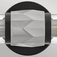 Kinkiet Ellison - 2 źródła światła - Czarny, szczotkowany