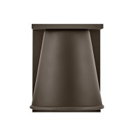 Latarnia naścienna Hans - 1 źródło światła - Architektoniczny brąz