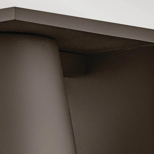 Latarnia naścienna Hans - 1 źródło światła - Architektoniczny brąz